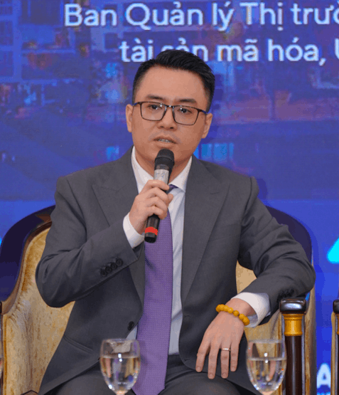 Ông Tô Trần Hoà, Phó trưởng Ban thường trực Ban Quản lý thị trường giao dịch tài sản mã hóa (Uỷ ban Chứng khoán Nhà nước).